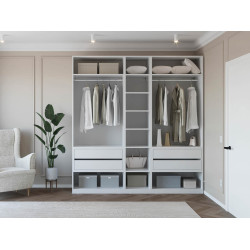 Dulap Bayro Modena 2250x2400x530 (White) Thumb