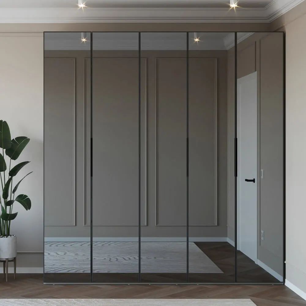 Dulap Bayro Modena 2250x2400x530 oglindă (Gray Stone)