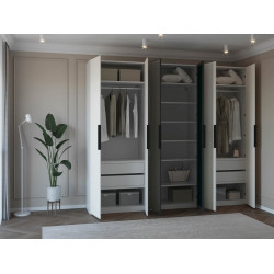 Dulap Bayro Modena 2700x2400x530 (White) Thumb