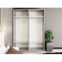 Dulap Bayro Serenity 1600x2200x518 (Light Grey/Asphalt Gray) Thumb