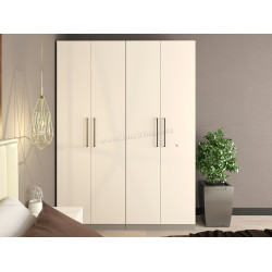 Dulap Bayro Serenity 160x220x52 (Light Cream/Asphalt Grey)