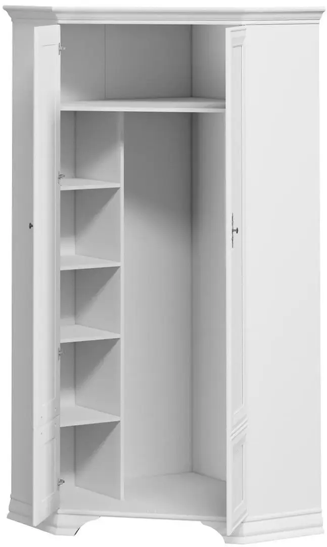 Dulap de colt Gerbor Kentuki SZFN2D (Alpine White)