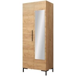 Dulap Mirjan24 Frunofta/Zilion cu oglinda (Craft Oak)