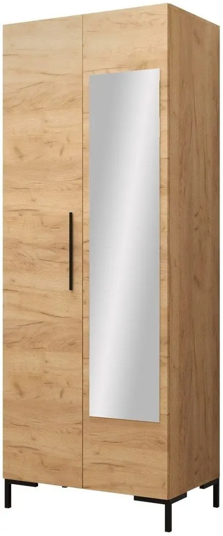 Dulap Mirjan24 Frunofta/Zilion cu oglinda (Craft Oak)