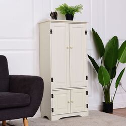 Dulap Costway JZ10009WH (Cream White)