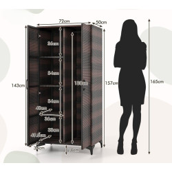 Dulap Costway JZ10260CF (Brown) Thumb