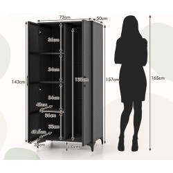 Dulap Costway JZ10260DK (Black) Thumb