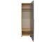 Dulap DP 60x210x52 haine/bara (Wood/Gray/Black)