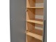 Dulap DP 90x210x52 haine/rafturi (Wood/Gray/Black)