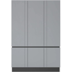 Dulap Fabrik Home Basic 16mm 140x200x52 (White/Grey) Thumb