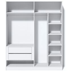 Шкаф Fabrik Home Hardy 1800 4Д (Белый/Белый Глянец) Thumb