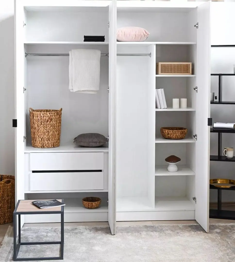 Dulap Fabrik Home Hardy 1800 4U (White/Clay Gray)