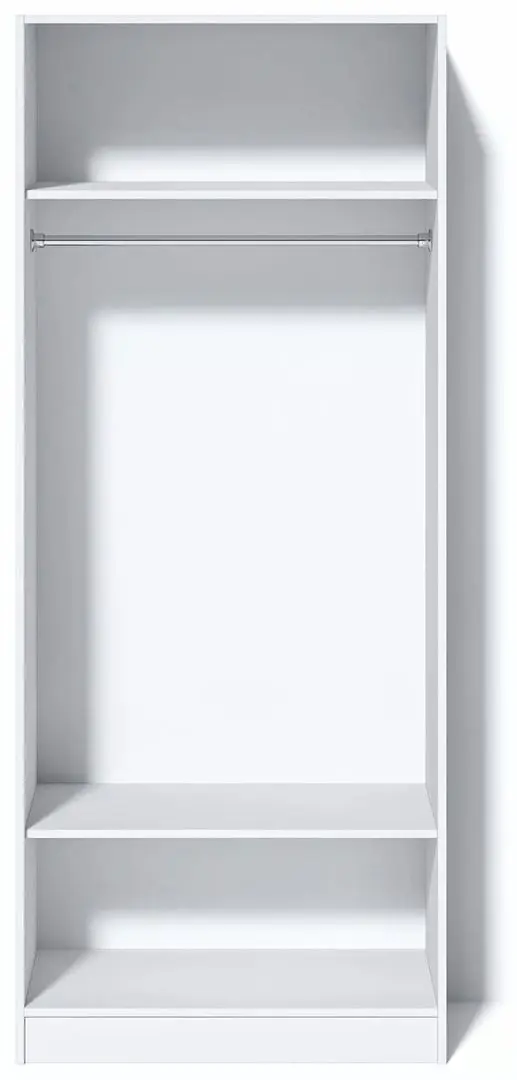 Шкаф Fabrik Home Hardy 900 2Д (Белый/Белый Глянец)