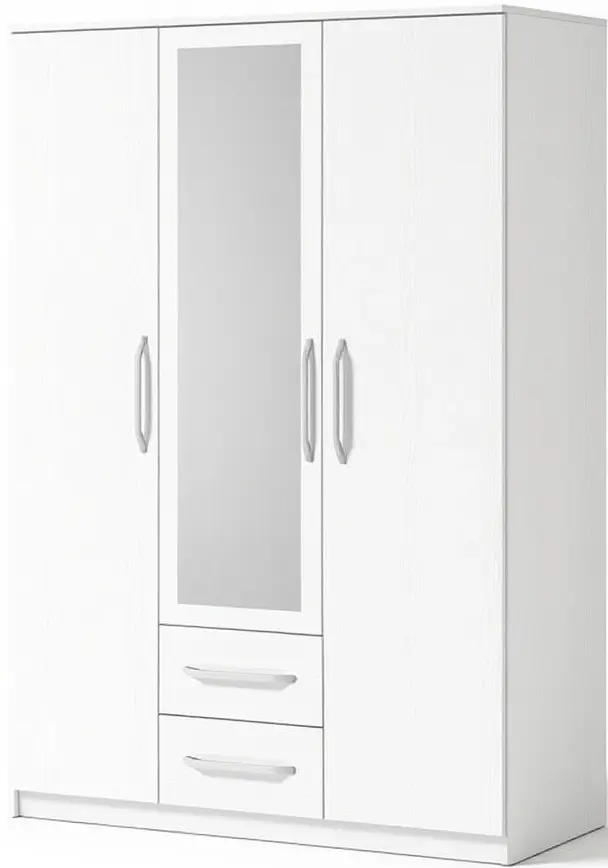 Dulap Fabrik Home Linia 1 cu oglinda 120x200x50 (Ash White)