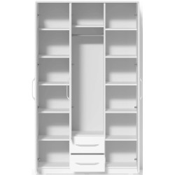 Dulap Fabrik Home Linia 1 cu oglinda 120x200x50 (Ash White) Thumb