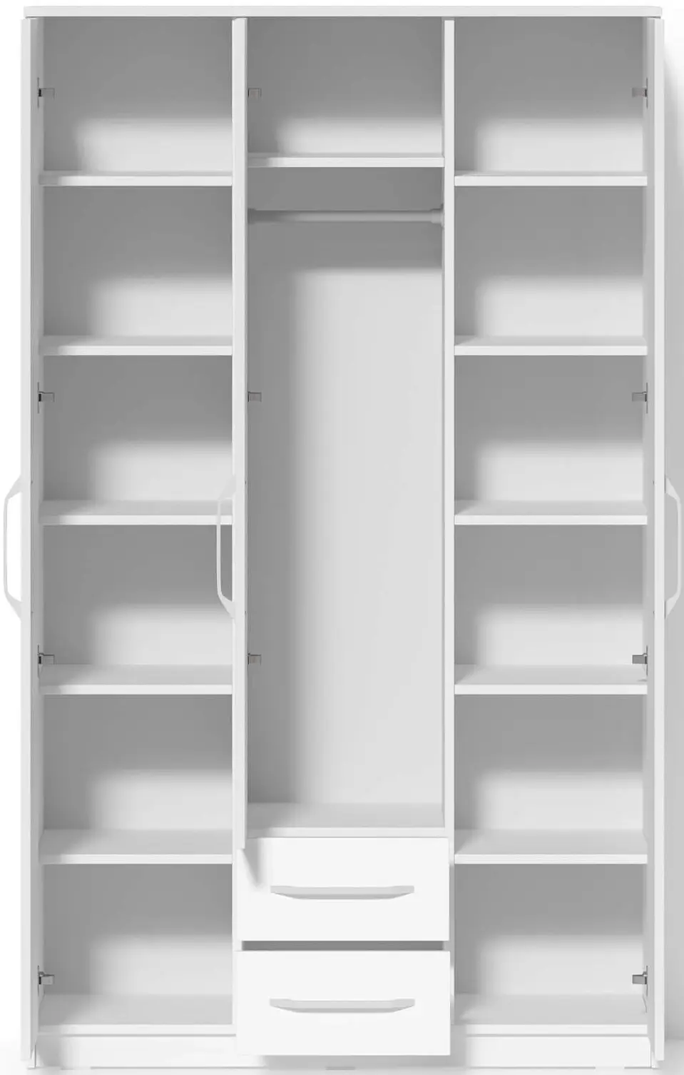 Dulap Fabrik Home Linia 1 cu oglinda 120x200x50 (Ash White)