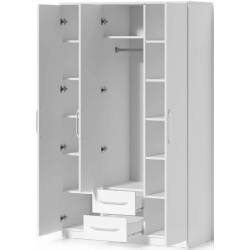 Dulap Fabrik Home Linia 1 cu oglinda 120x200x50 (Ash White) Thumb