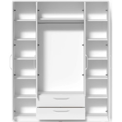 Dulap Fabrik Home Linia 1 cu oglinda 160x200x50 (Ash White) Thumb