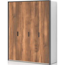 Шкаф Fabrik Home Marshal 183x209x55 (Белый/Дуб Барокко) Thumb