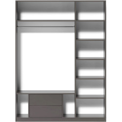 Dulap Fabrik Home Mezzo 150x200x50 (Cobalt Grey) Thumb