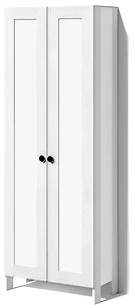 Dulap Fabrik Home Mezzo 2U (White/Ash White)