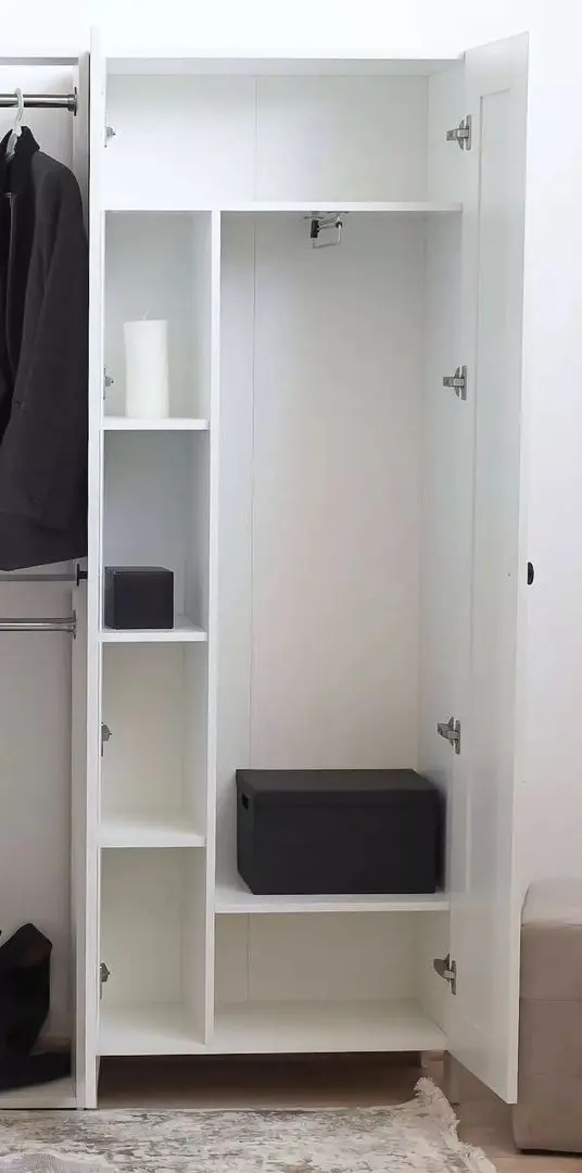 Dulap Fabrik Home Mezzo 2U (White/Ash White)