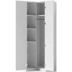 Dulap de colt Fabrik Home Office-Line 12 80x200x40 (White Ash) Thumb