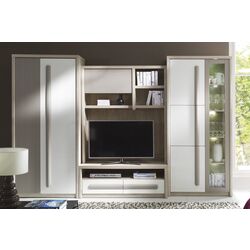 Dulap Fadome Rom1 (Ash/White Gloss/Gray Matt) Thumb