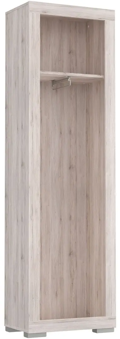 Шкаф Fortuna Arthur 58.2x198.4x36.3 (Sand Oak/White Gloss)