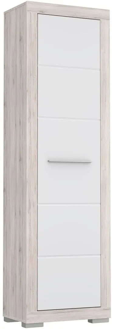 Шкаф Fortuna Arthur 58.2x198.4x36.3 (Sand Oak/White Gloss)
