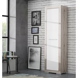 Шкаф Fortuna Arthur 58.2x198.4x36.3 (Sand Oak/White Gloss)