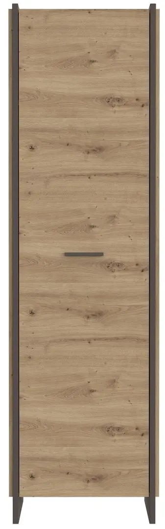Шкаф Fortuna Osstin 57.4x198.1x41.3 (Artisan Oak/Grey)