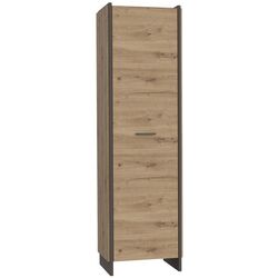 Шкаф Fortuna Osstin 57.4x198.1x41.3 (Artisan Oak/Grey) Thumb