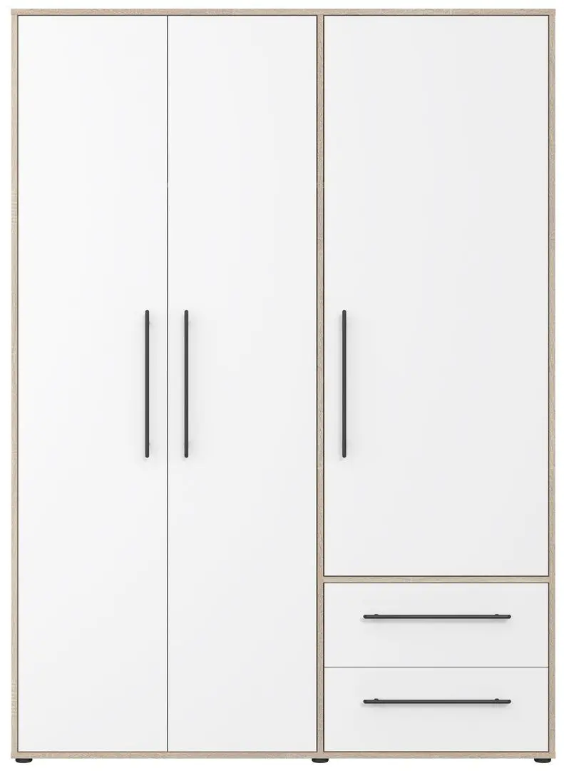 Шкаф Fortuna Mokkaris MKSS833-Q36 (White/Sonoma Oak)