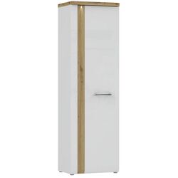 Шкаф Fortuna Tudor 60.4x196x43.4 (White/Artisan Oak/White Gloss) Thumb