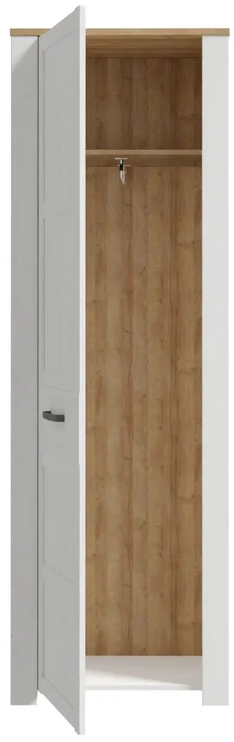 Шкаф Fortuna Brigitta 66x205 (White Oak/Riviera Oak)
