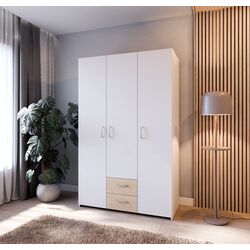 Шкаф Fortuna Econobox 119x190 (White/Puccini Oak)