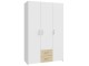 Dulap Fortuna Econobox 119x190 (White/Puccini Oak)