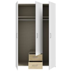 Шкаф Fortuna Econobox 119x190 (White/Puccini Oak) Thumb