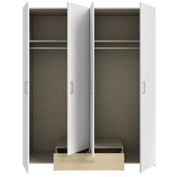 Шкаф Fortuna Econobox 159x190 (White/Puccini Oak) Thumb