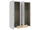 Dulap Fortuna Econobox 159x190 (White/Puccini Oak)