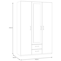 Шкаф Fortuna Econobox 2 133x210 (White) Thumb