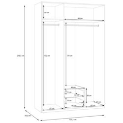 Шкаф Fortuna Econobox 2 133x210 (White) Thumb