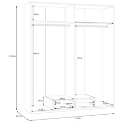 Шкаф Fortuna Econobox 2 177x210 (White) Thumb