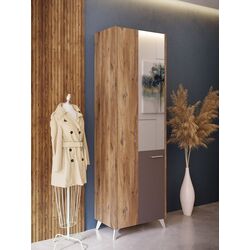 Шкаф Fortuna Monica 64x207 (Flagstaff Oak/Grey)