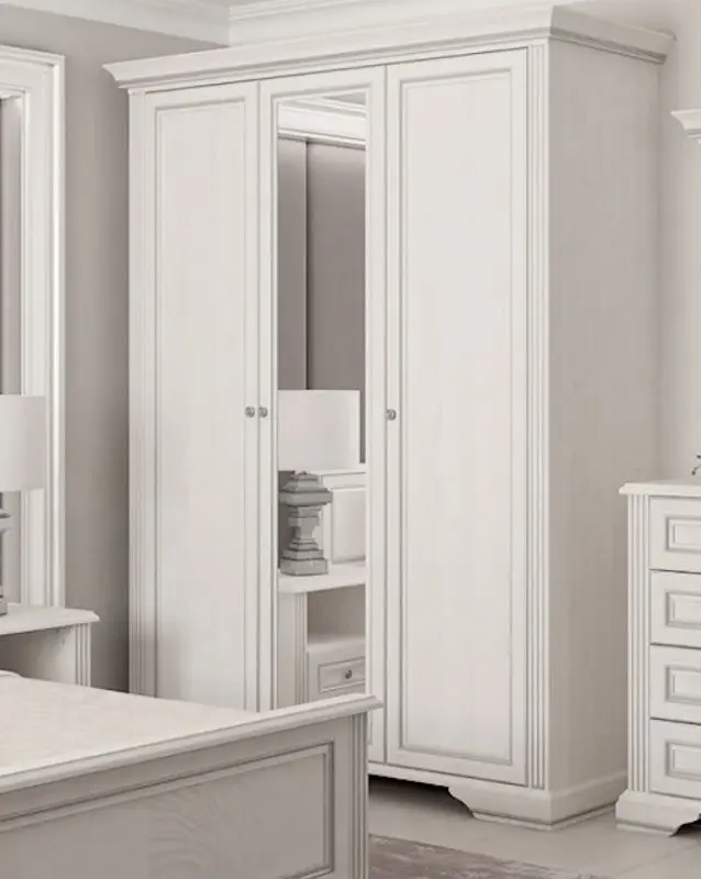 Dulap Gerbor White 3D2S (Snow Ash/Silver Pine)