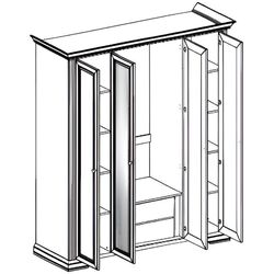 Dulap Gerbor White 4D2S (Snow Ash/Silver Pine) Thumb