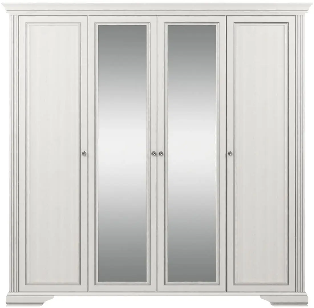 Dulap Gerbor White 4D2S (Snow Ash/Silver Pine)