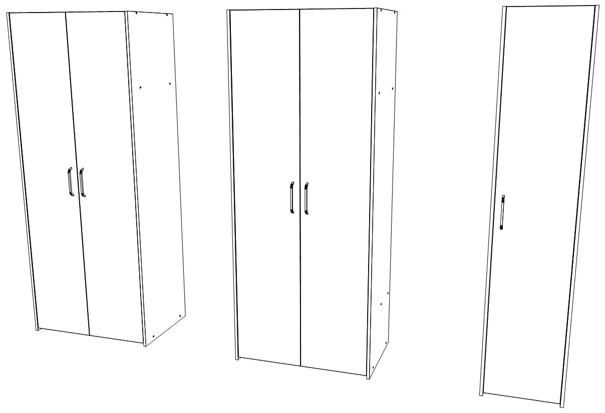 Шкаф Haaus Malmo V1 200 cm (Clay/Artisan Oak)