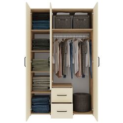 Dulap Haaus Malmo V3 с зеркалом 200 cm (Clay/Artisan Oak) Thumb